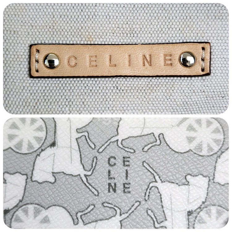 정품 셀린느 그레이 마차 토트백--8