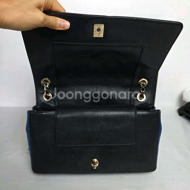 샤넬 마드모아젤 플랩백 쉽스킨--7