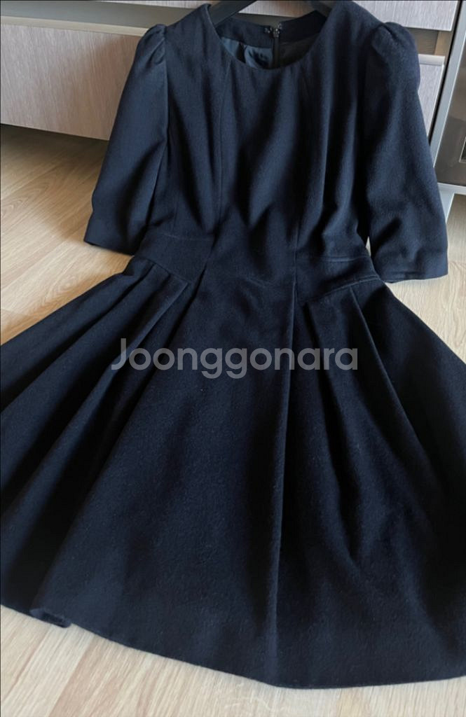 미니멈 모직 원피스--1