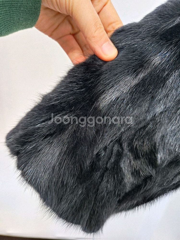 블랙 밍크 자켓66-77 새상품--2