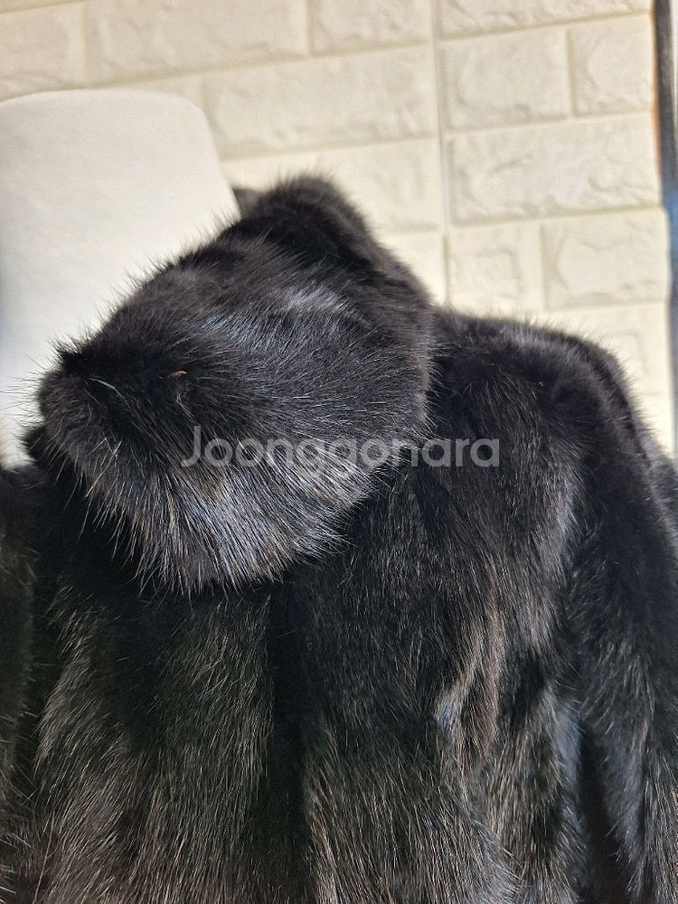 블랙 밍크 자켓66-77 새상품--1