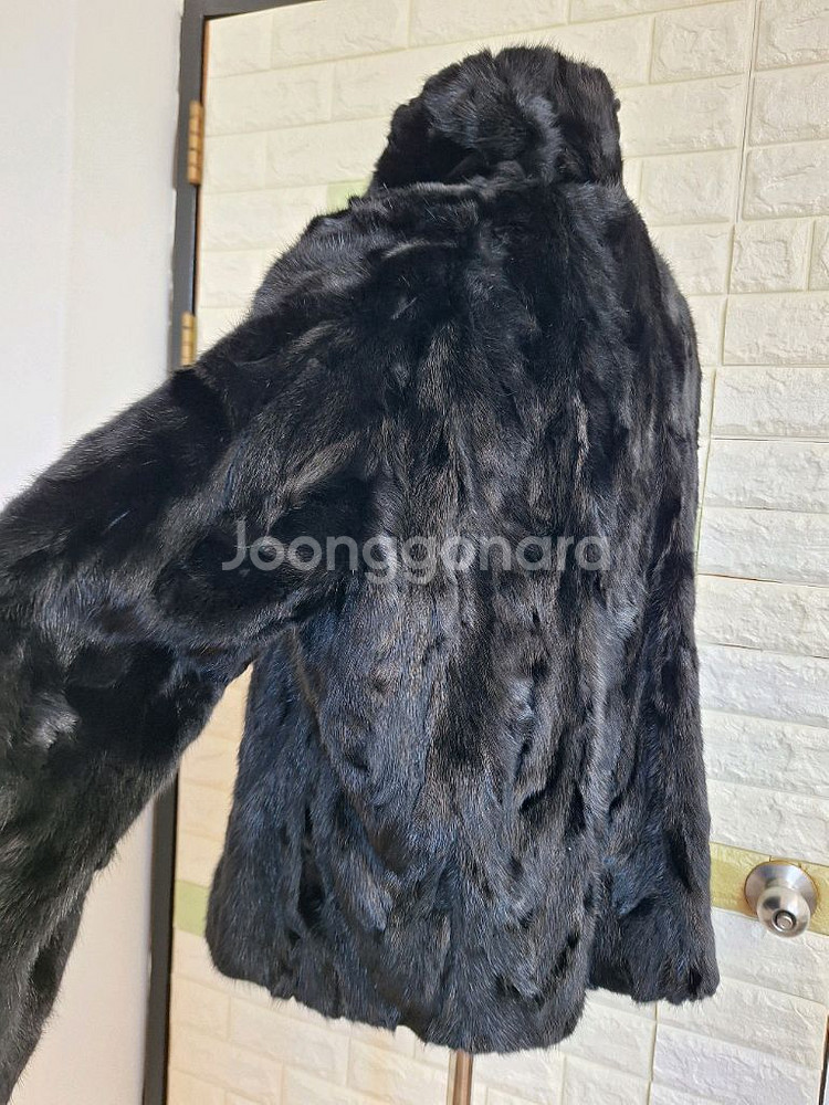 블랙 밍크 자켓66-77 새상품--3