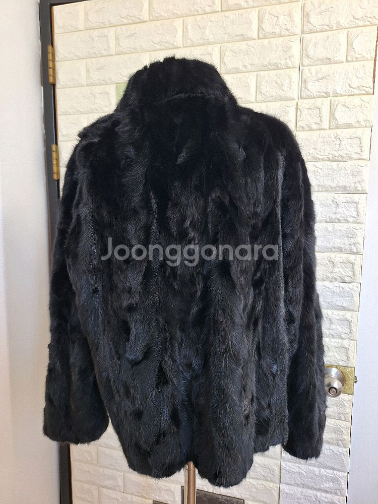 블랙 밍크 자켓66-77 새상품--9