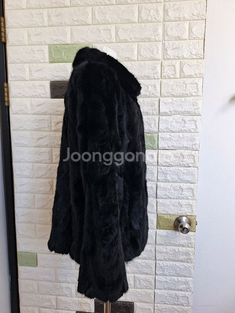 블랙 밍크 자켓66-77 새상품--8