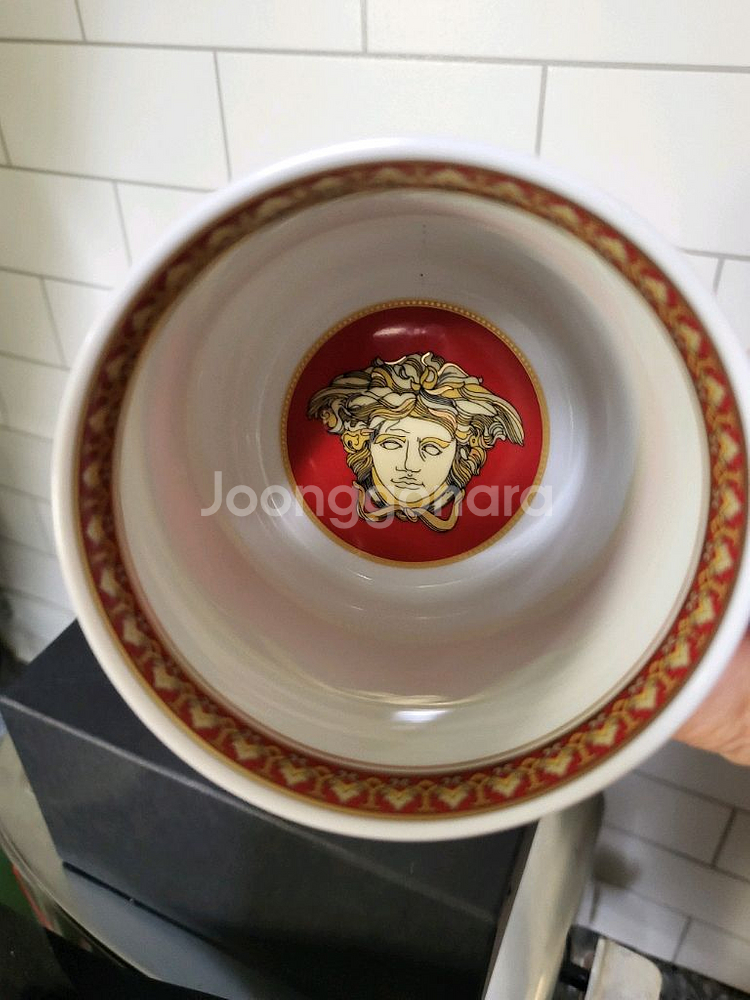 베르사체 비르투스 홀리데이 핸들 머그--2