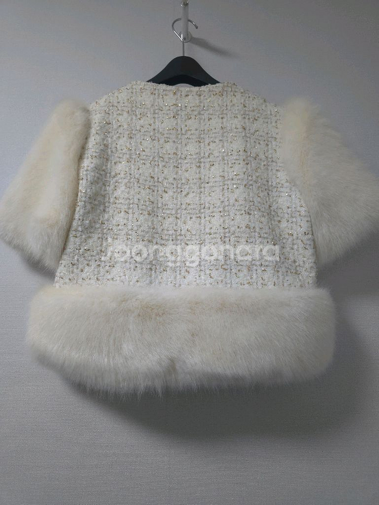 BY FLOW 밍크 퍼 숏 자켓F--6