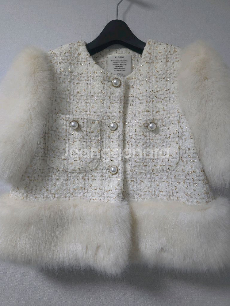 BY FLOW 밍크 퍼 숏 자켓F--3