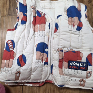 리미떼두두 알파카 퀼팅조끼 새상품 S[4-5세] 2장