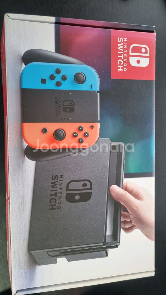 S급/풀박스/닌텐도 스위치 구버전 네온 + 추가컨텐츠--0