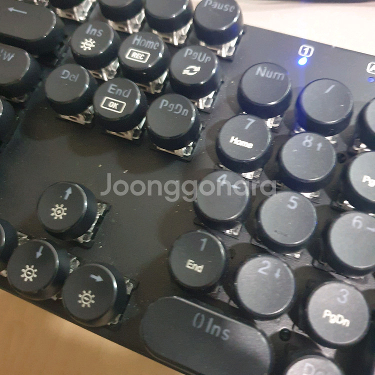 앱코 키보드 기계식 레트로 스위치 갈축 기계식키보드--1