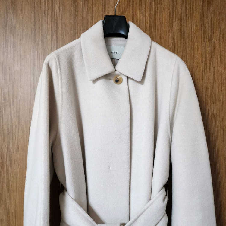 한섬 래트 LATT 서현 캐시미어 핸드메이드 코트--14