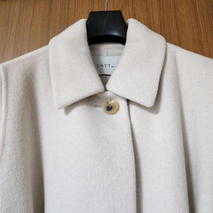 한섬 래트 LATT 서현 캐시미어 핸드메이드 코트--15