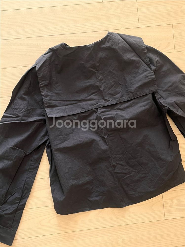 리코이 네이비 세일러카라 블라우스--4