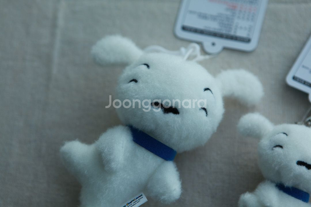 짱구는못말려 흰둥이 소형 인형 키링 가방고리 4종--2