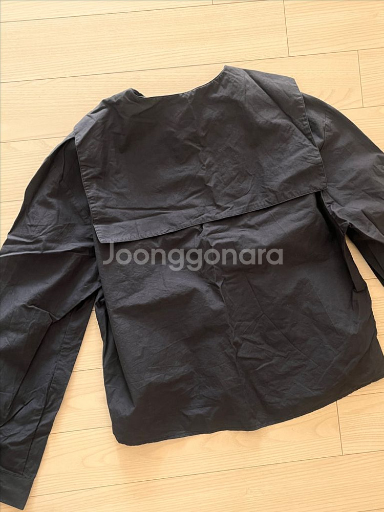 리코이 네이비 세일러카라 블라우스--6