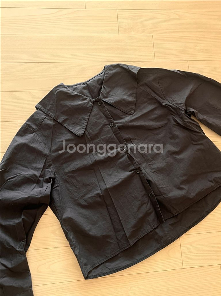 리코이 네이비 세일러카라 블라우스--7