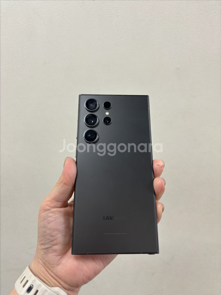 (부산중고폰) 갤럭시s24울트라 블랙 512g판매해요--1