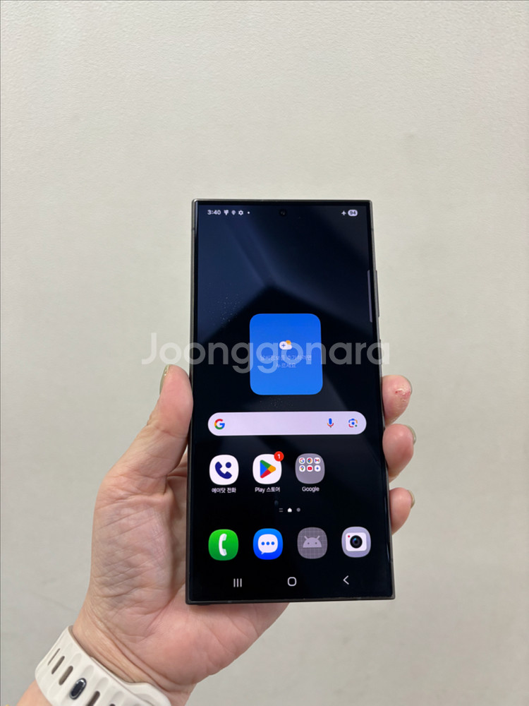 (부산중고폰) 갤럭시s24울트라 블랙 512g판매해요--0