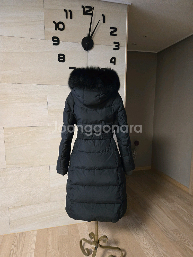 [55] SOUP 숲 폭스퍼 밸트 구스 롱패딩--3