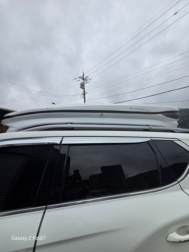 g4렉스턴,올뉴렉스턴 린드메이드 루프박스 일체형 흰색--3