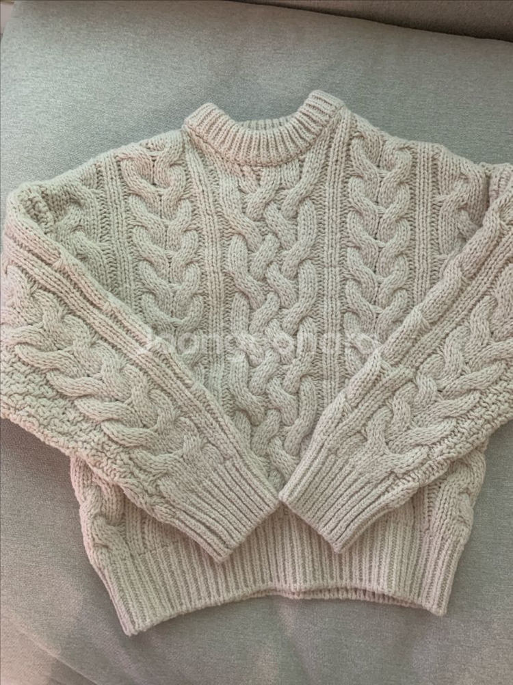 뮤제라 라온컴퍼니 보노케이블니트 바닐라--0