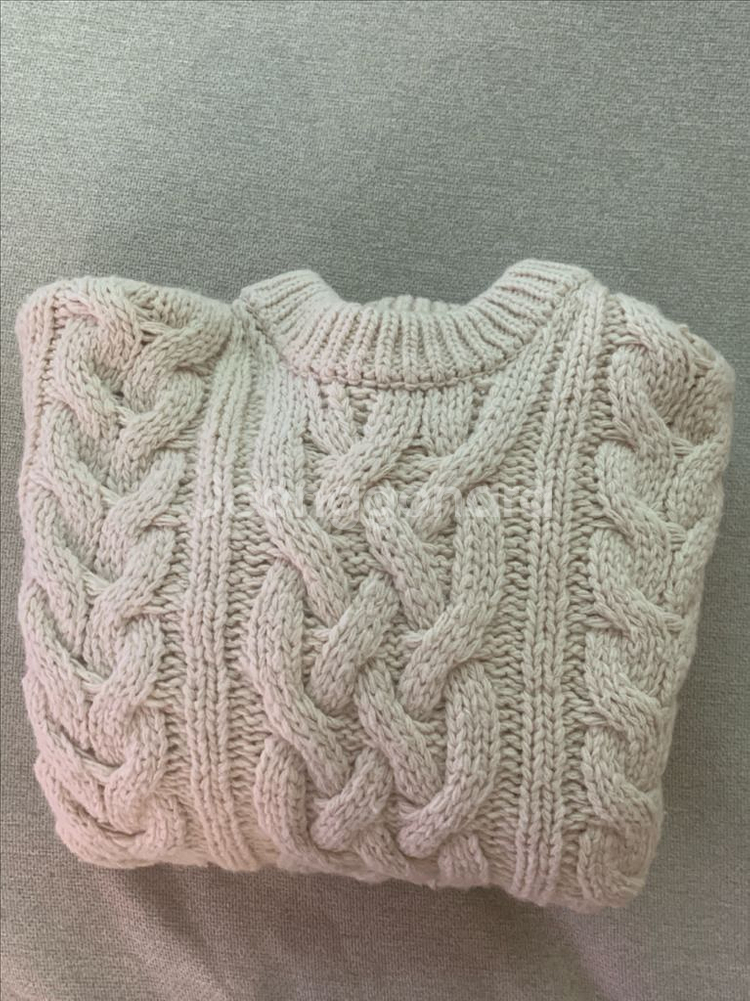 뮤제라 라온컴퍼니 보노케이블니트 바닐라--1