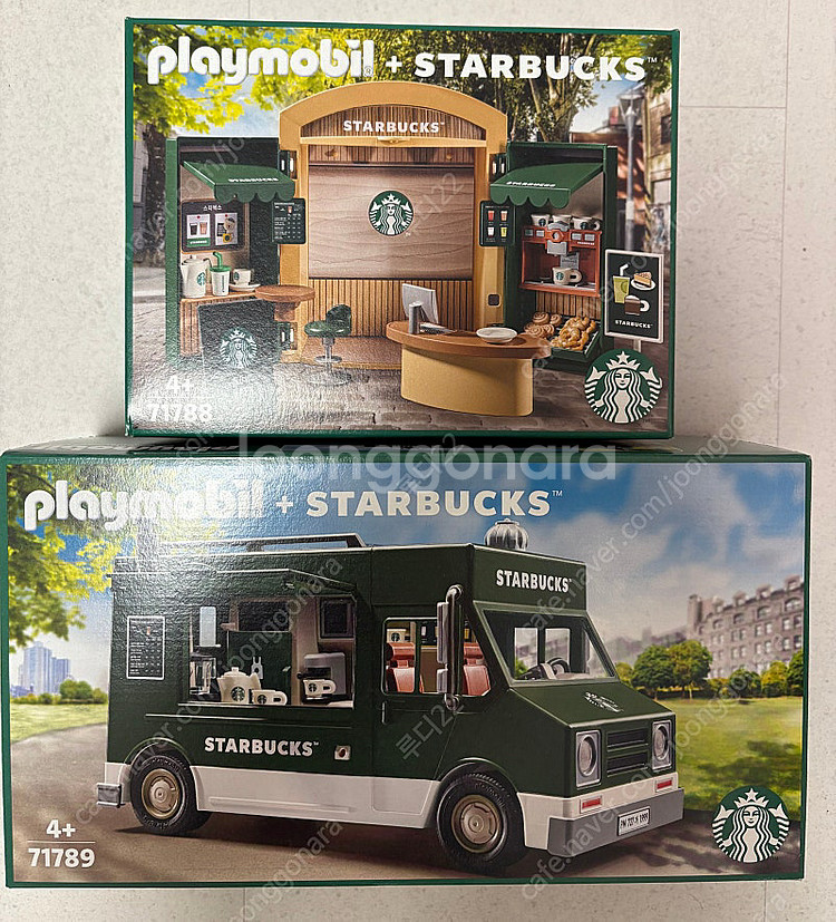 스타벅스 플레이모빌 커피트럭 + 플레이모빌 스토어--0
