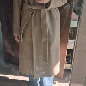 모조에스핀 모100% 베이지 코트