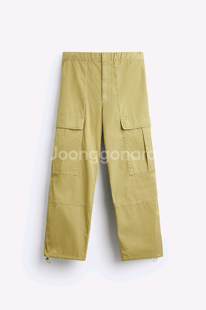 자라 카고 면 바지 (M)--0