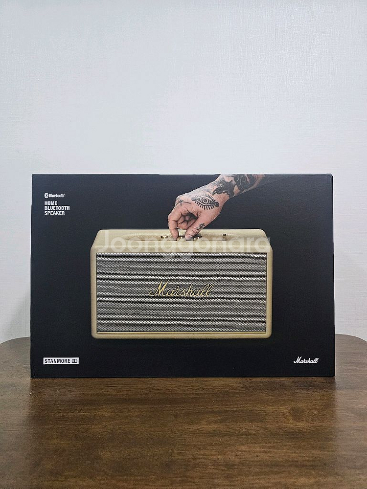 마샬 스탠모어3 정품 스피커 크림 새상품 팔아요--0