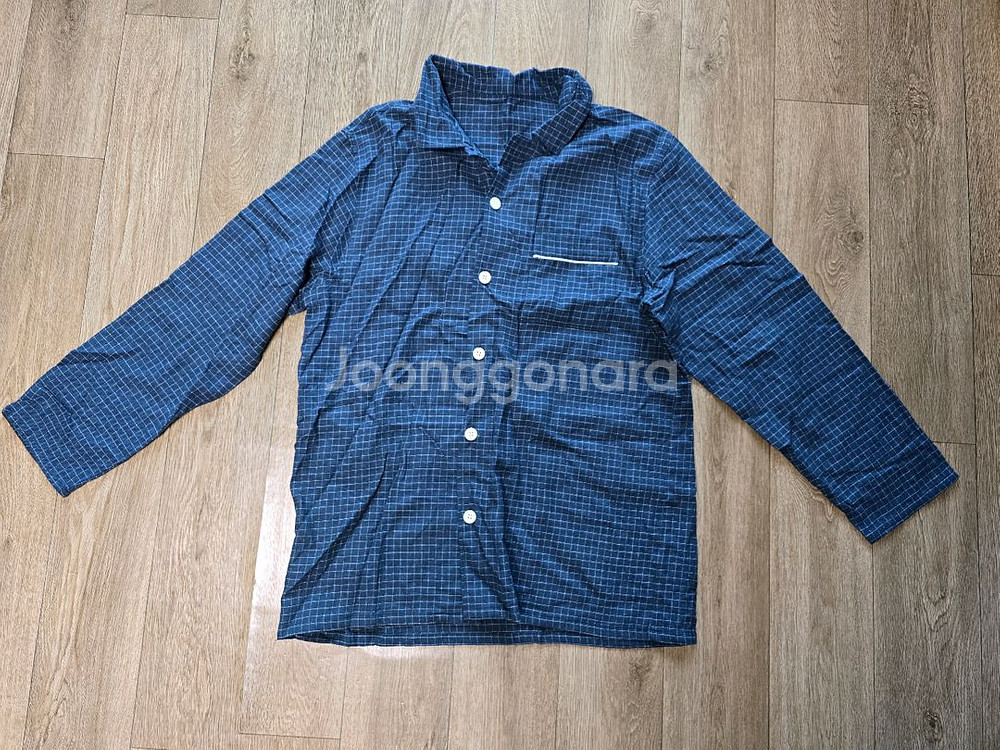 폴햄 파자마 홈웨어 셋트 네이비 체크 새제품 팝니다--1