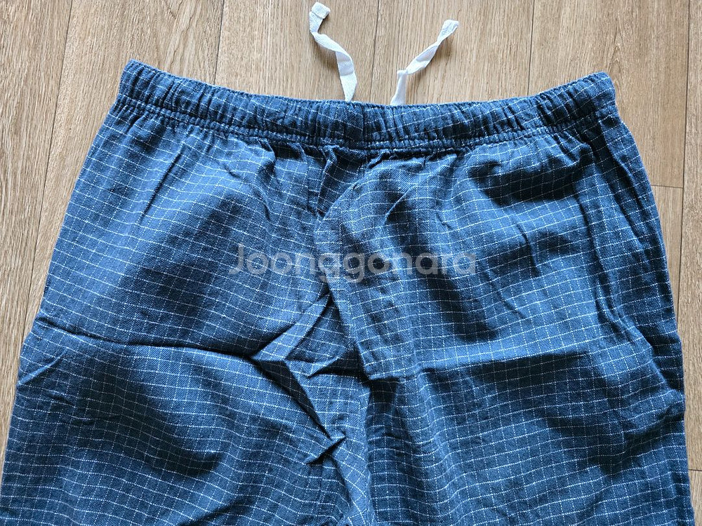 폴햄 파자마 홈웨어 셋트 네이비 체크 새제품 팝니다--6