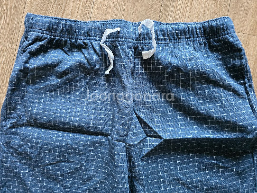 폴햄 파자마 홈웨어 셋트 네이비 체크 새제품 팝니다--5