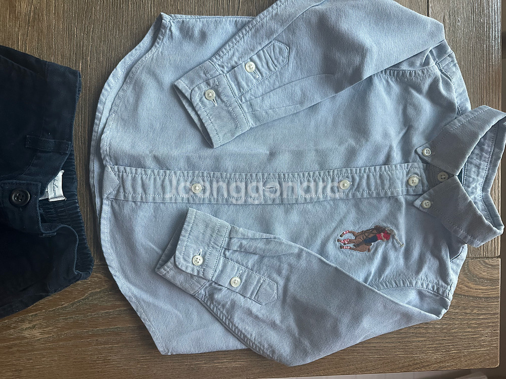 폴로 남아 24m 셔츠, 카라티, 팬츠 등--1