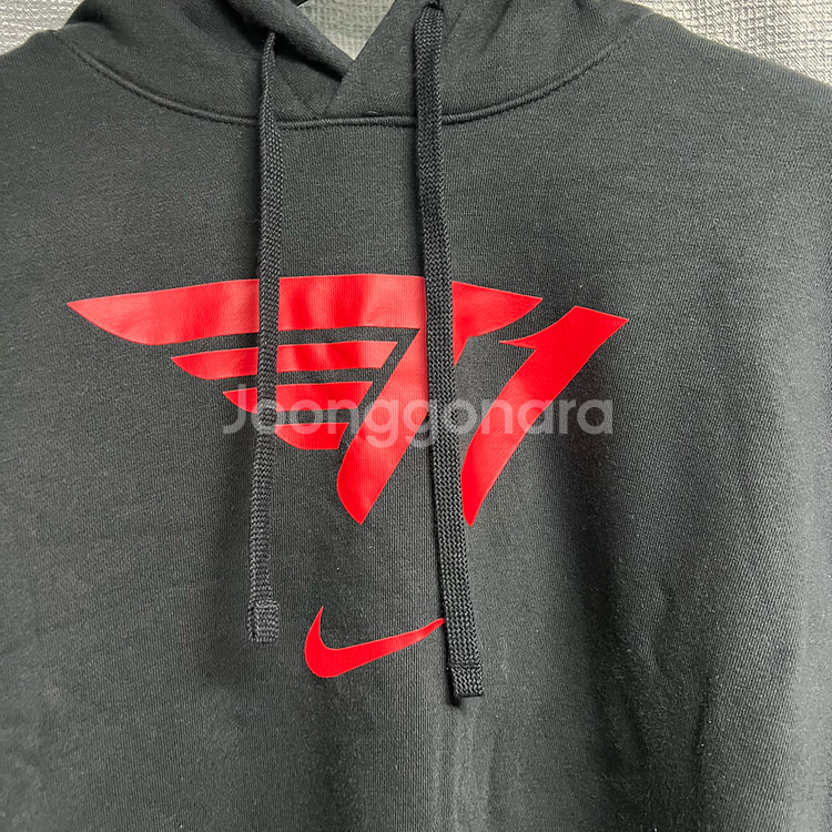 T1 티원 나이키 후드티 (L)--1