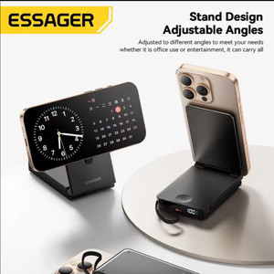 ESSAGER 10000mAh 무선 보조배터리