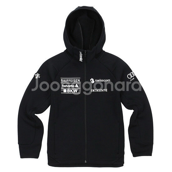 데상트 레플리카 스키 플리스 아우디 후드집업 150--8