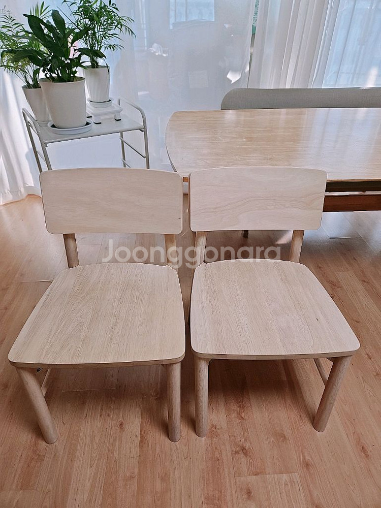 포레 컴포트 리빙다이닝 식탁의자 한샘낮은식탁 원목의자--3