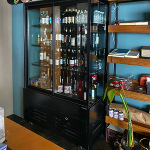 업소용 와인 주류 반찬 냉장고 쇼케이스 올블랙컬러