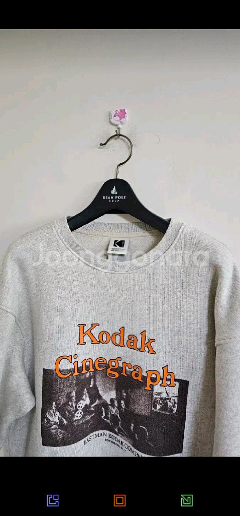 코닥 시네그래프 빈티지 기모 맨투맨--3