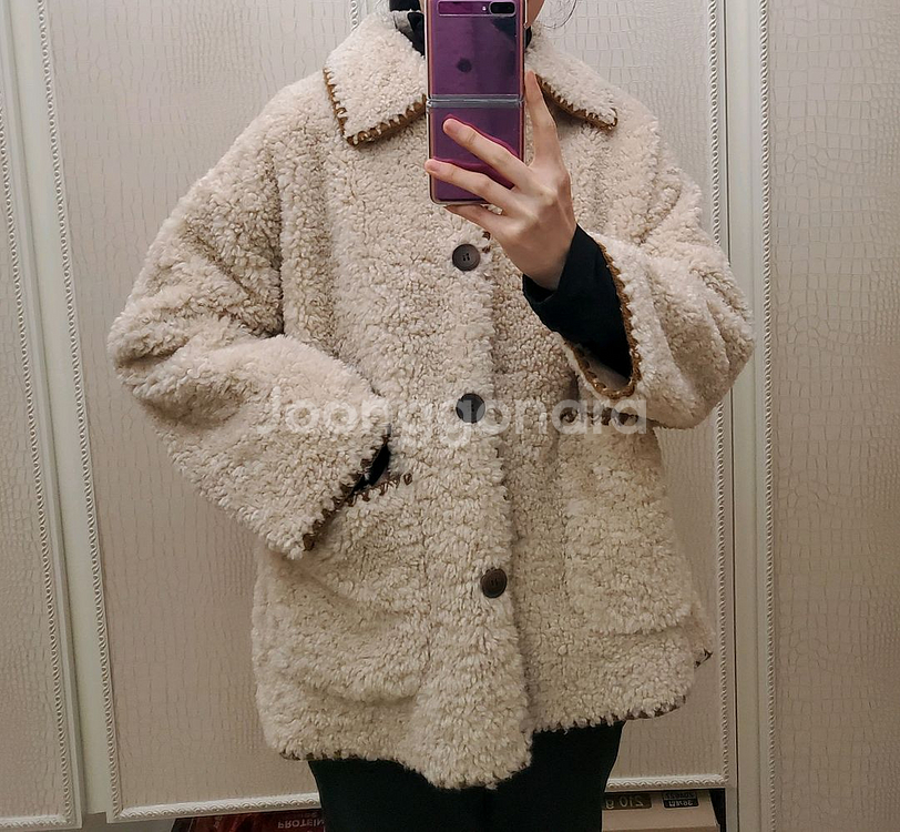 백화점 뽀글이 자켓 (새상품)--7