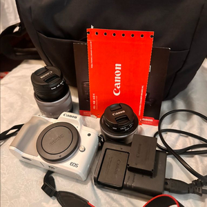 캐논m50 미러리스 줌렌즈, 단렌즈 급처분