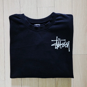 스투시 맨투맨 블랙 XL사이즈