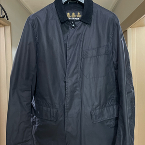 Barbour 블랙 왁스 자켓 XL 105