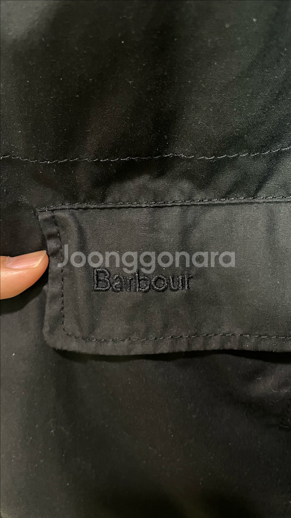 Barbour 블랙 왁스 자켓 XL 105--1