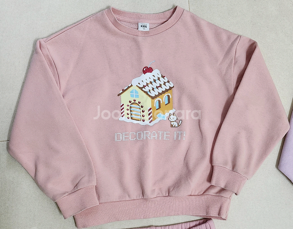 여아 기모 상하복 130사이즈 4벌일괄--6