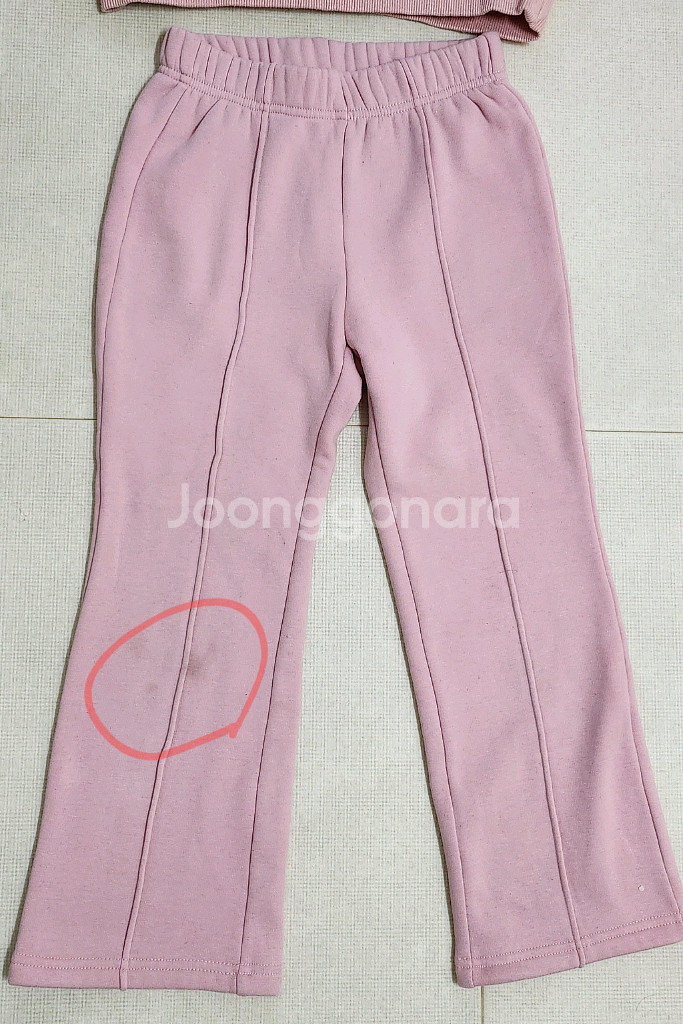 여아 기모 상하복 130사이즈 4벌일괄--9