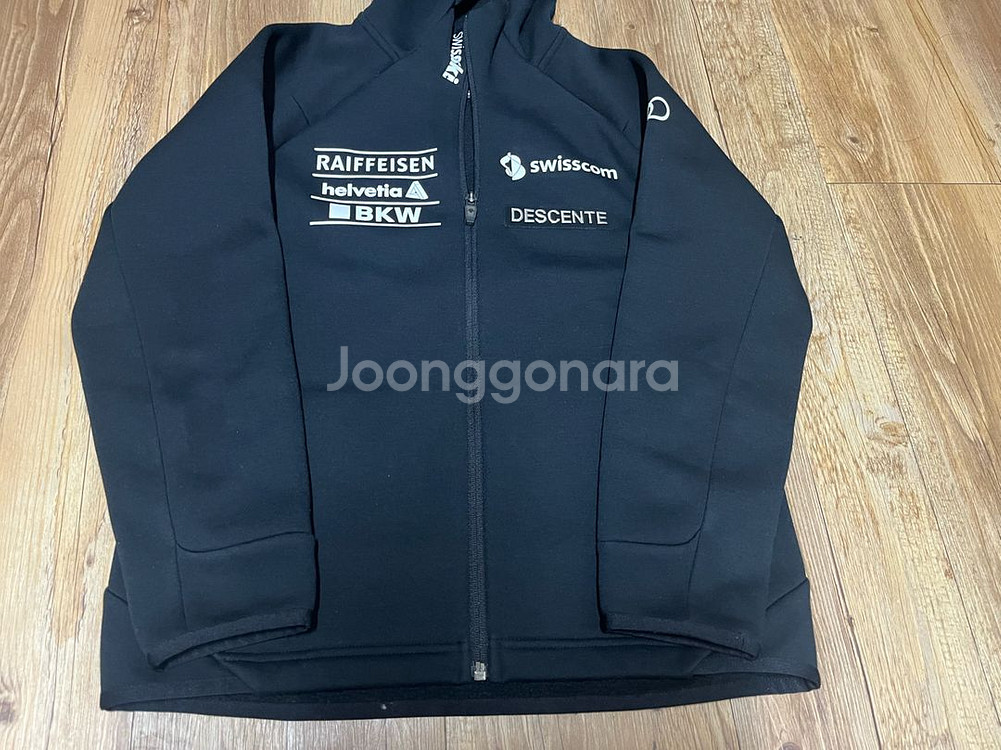 데상트 레플리카 스키 플리스 아우디 후드집업 150--3