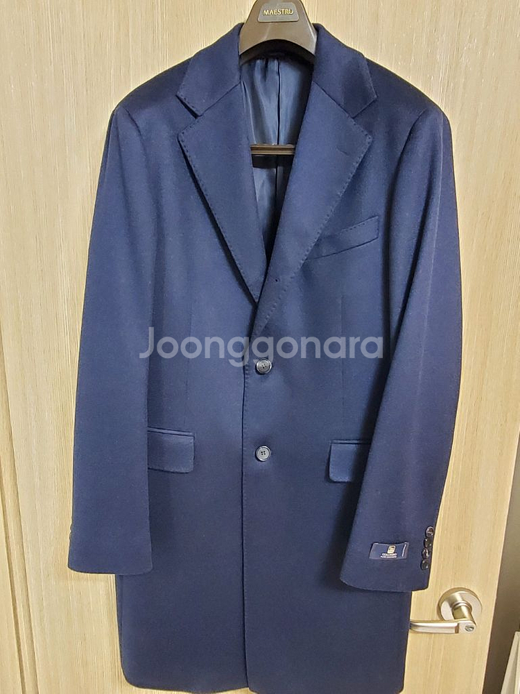 캐시미어100 네이비 코트 마에스트로--0