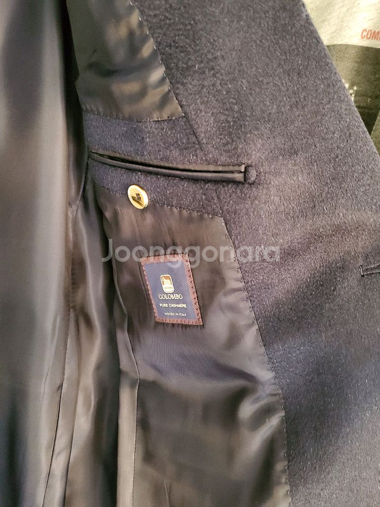 캐시미어100 네이비 코트 마에스트로--3